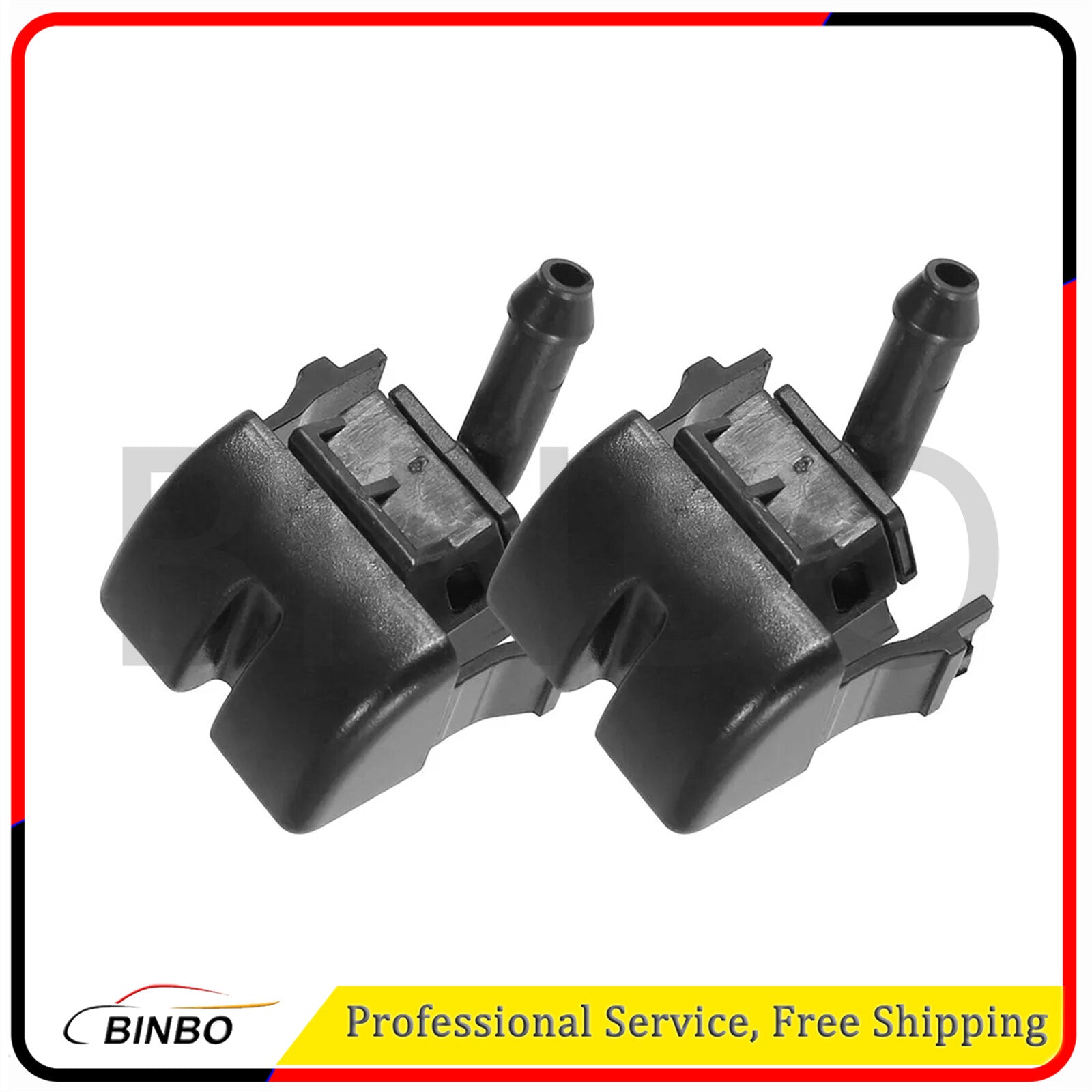 ya 13 1 Pair Front Windshield Washer Nozzles Spray Jet Fit for BMW 3 Serie E46
