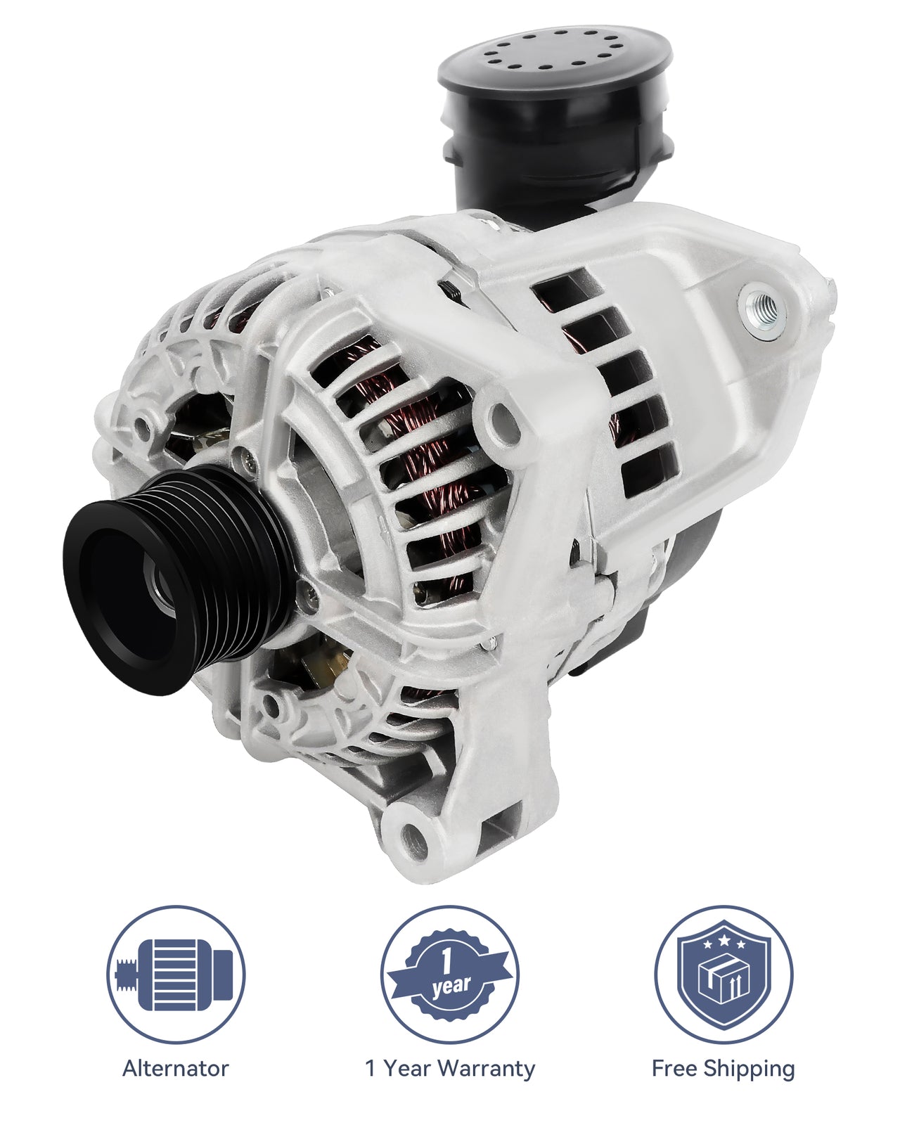ya 27 7.2 Fit for 2002-2006 for BMW 325CI 2.5L 330CI 3.0L Silver Alternator 12-31-1-432-980