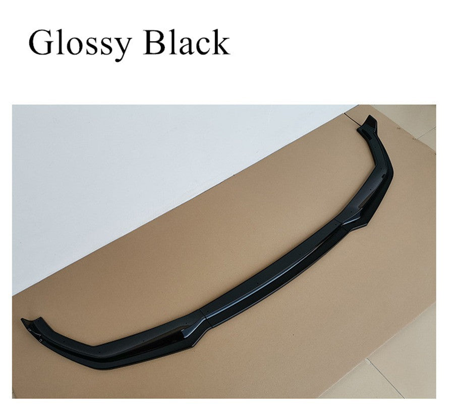 ya 4 6.17 Gloss Black Front Bumper Spoiler Lip Splitter for BMW 3 Series G20 G28 2019-2021