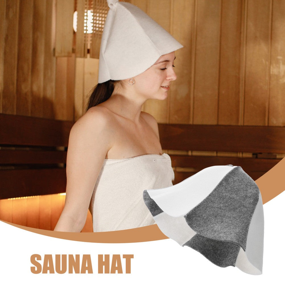 ya 25  2pcs Felt Sau Hat Bath Hat for Sau Comfortable Sau Hat Absorbent Sau 