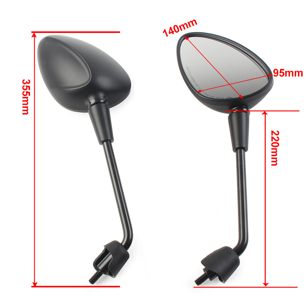 ya 4 6.21 Rearview Side Mirrors For Vespa GTS GTV 50 125 200 300 300ie Sprint Primavera150