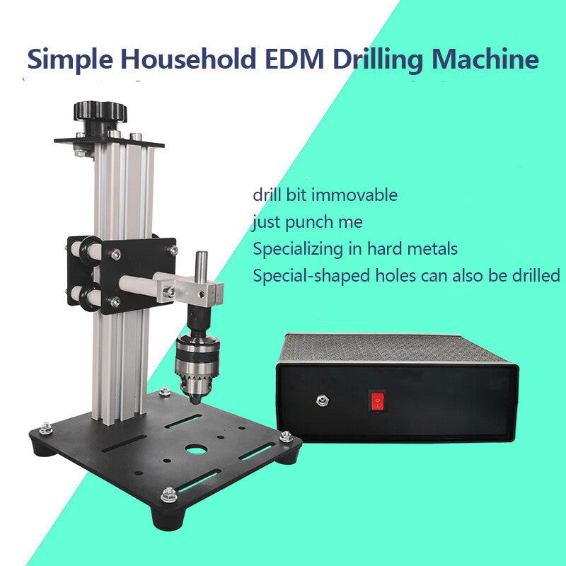 Household Small EDM Punching Machine Knife Blank Front Steel Punching Porta 220V