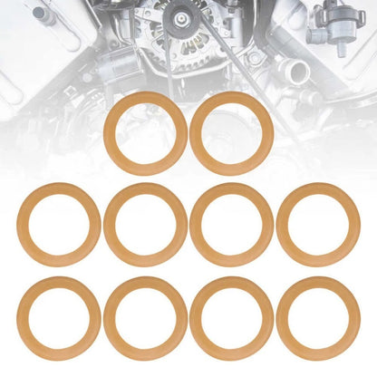 ya 14 10pcs Pump Piston Rings Rubber Insulated For 550w Oil-ee Silent Air Compressor