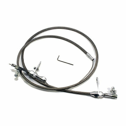 ya 5 8.7 727 Stainless Braided Kickdown Cable Detent Transmission Fits For Chrysle*