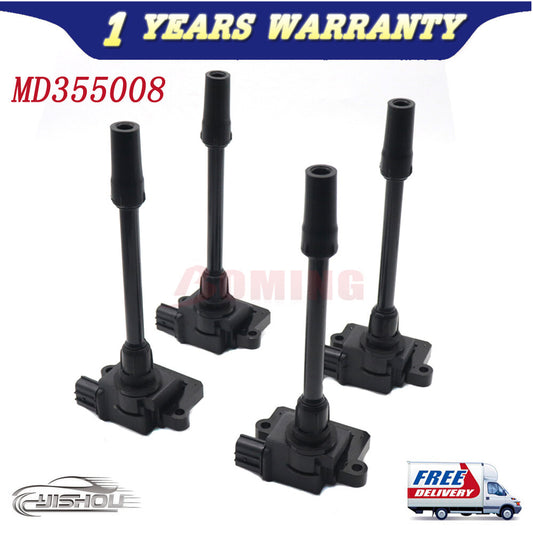 ya 5 6.15.2 MD355008 4PCS Ignition Coils for Mitsubishi Galant Grandis Space Runner Lancer
