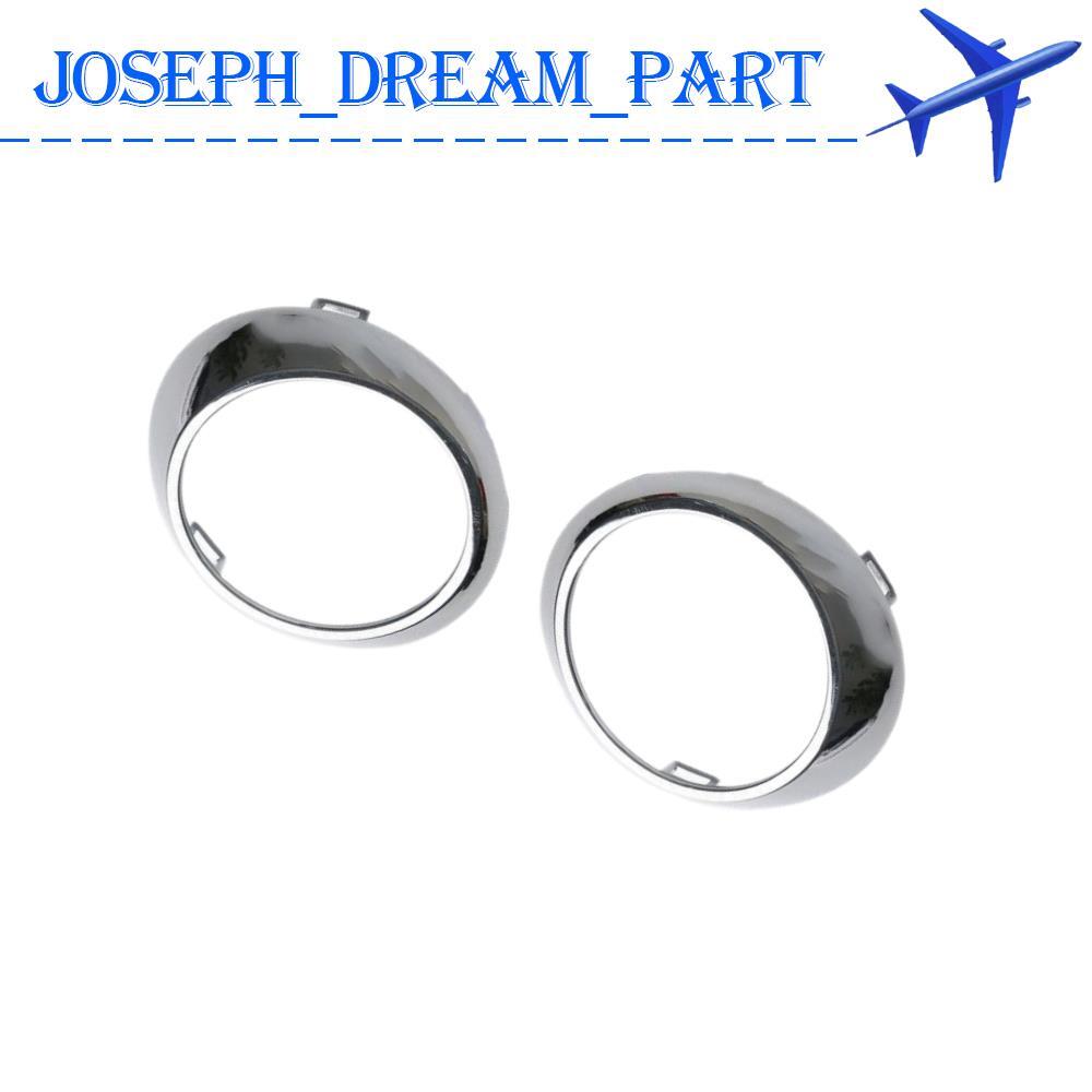 ya 27 6.18 2x Chrome Bumper Fog Light Bezel Ring Cover for Mercedes W251 R320 R350 L+R