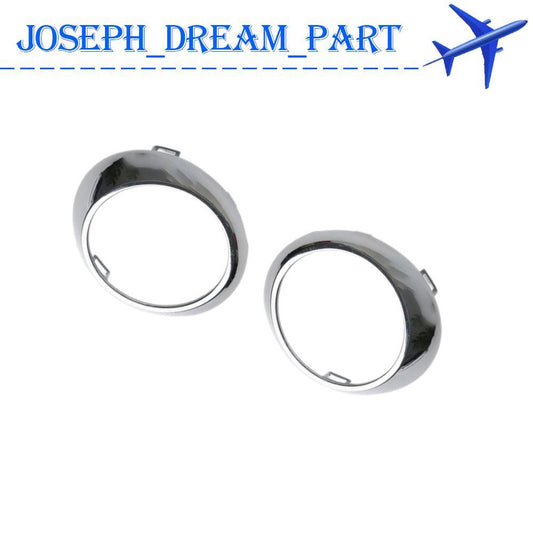 ya 27 6.18 2x Chrome Bumper Fog Light Bezel Ring Cover for Mercedes W251 R320 R350 L+R