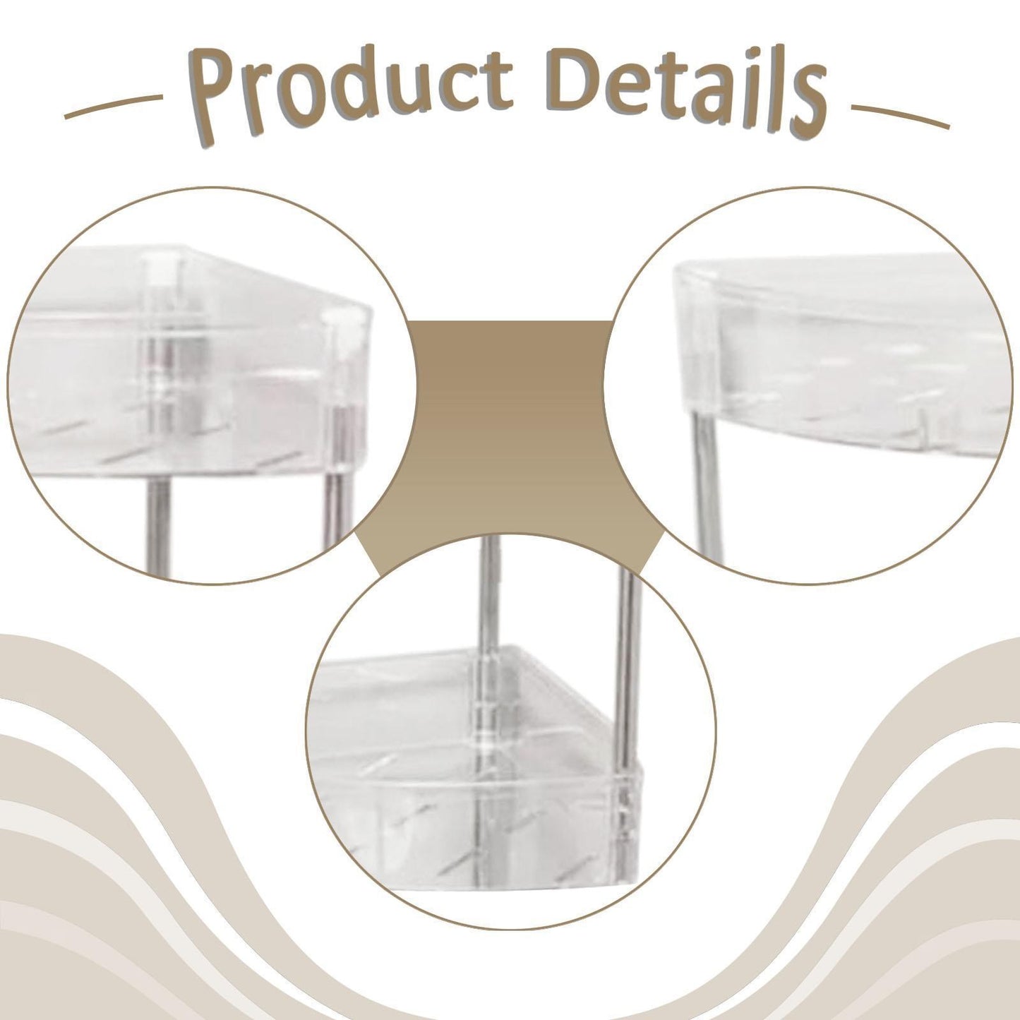 ya 25 Bathroom Countertop Corner Organizer Mug Cup Display for Dorm Laundry Room