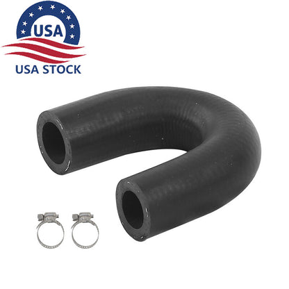 ya 5 8.7 LS/LT Heater Core Bypass Delete Hose Coolant Crossover w/ Clamps Black