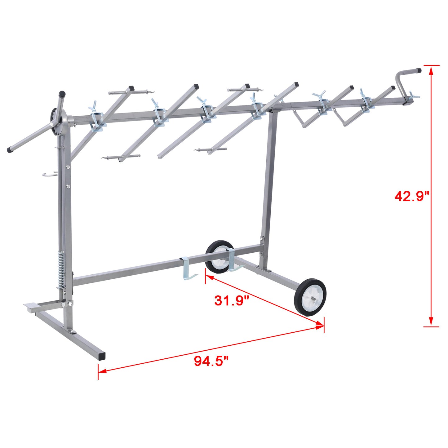 ya 5 8.7 Car paint rack panel cover hanger spray rack 90o paint rack for car bumper USA