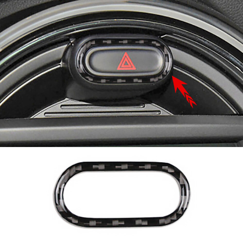 ya 1 7.4 Car Safety Warning Light Button Sticker for Mini COOPER S JCW F54 F55 F56 F57