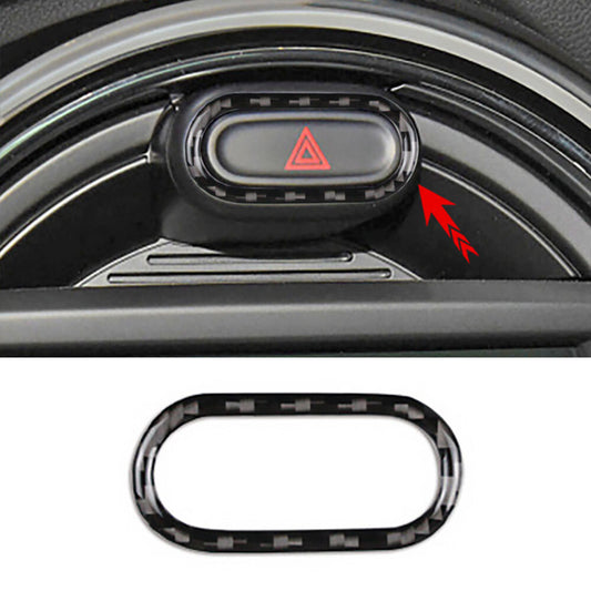 ya 1 7.4 Car Safety Warning Light Button Sticker for Mini COOPER S JCW F54 F55 F56 F57