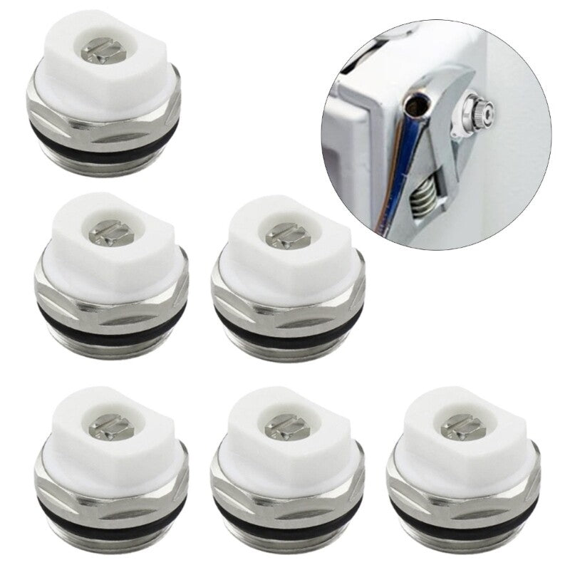 ya 14 6Pcs Radiator Air Release Valves 3/8Inch Air Vent Radiator Bleed Valves Easy Use
