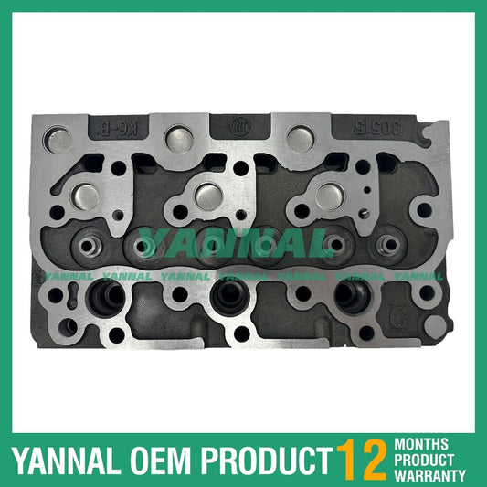 ya 27 7.2 new D1101 complete cylinder head with valves for Kubota 