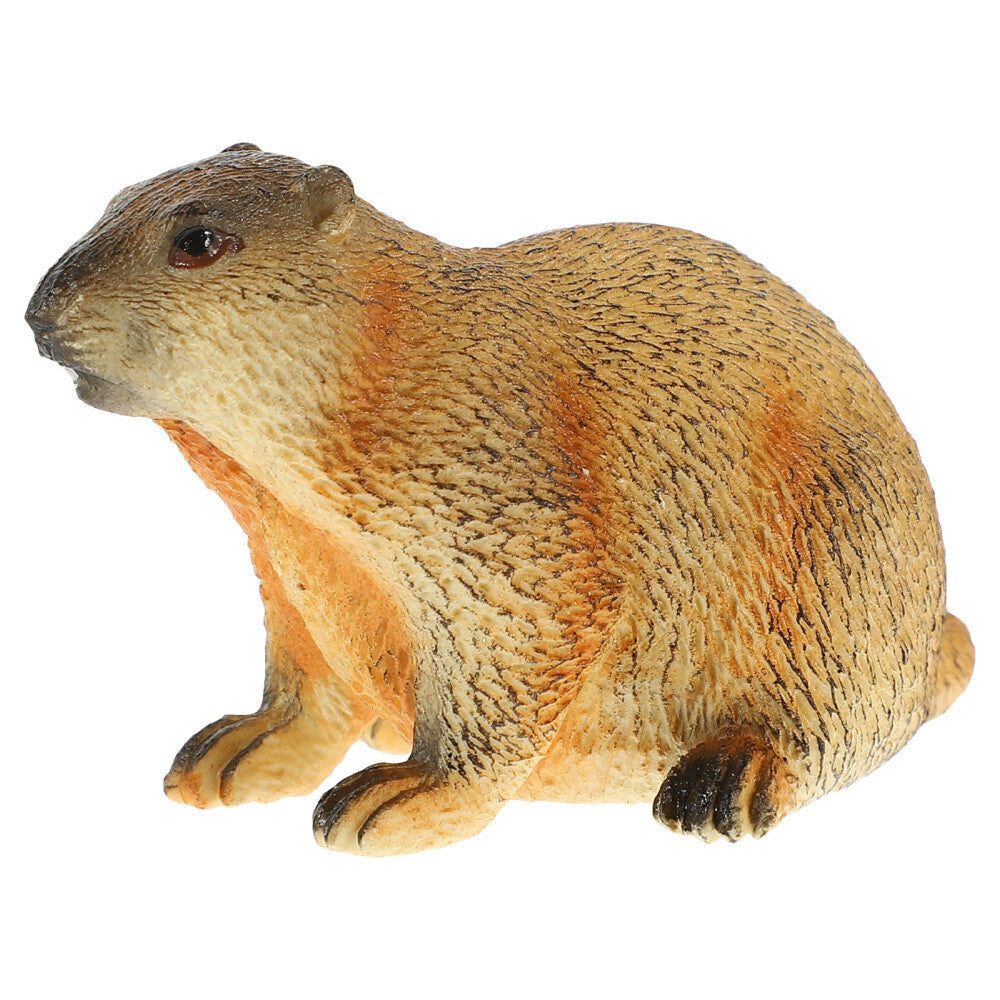 ya 25 1PC Walking Groundhog Model Wildlife Or ment Walking Groundhog Statue Toy