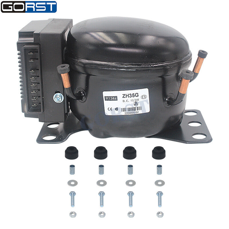ya 7 6.11 12V 24V DC Car Refrigeration Air Compressor Fridge zer Marine Solar QDZH35G