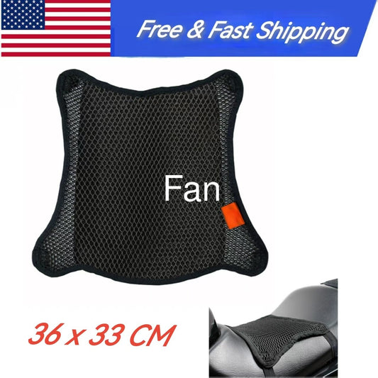 ya 1 7.8 Breathable 3D Mesh Motorcycle 2-Layer for SEAT Cover Sunscreen Cushion Non-Slip f