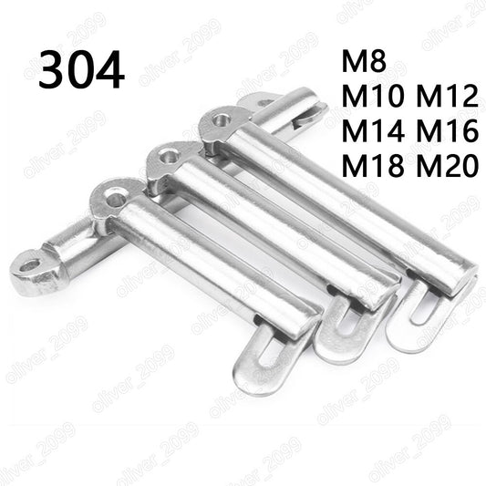 304 Stainless Steel Marine Toggle Pins M8 M10 M12 M14 M16 M18 M20