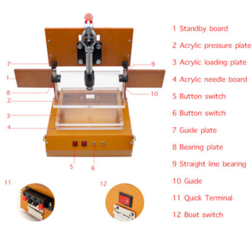 ya 25 Universal Test ame PCB PCBA Testing Jig Fixture Tool Bakelite Fixture