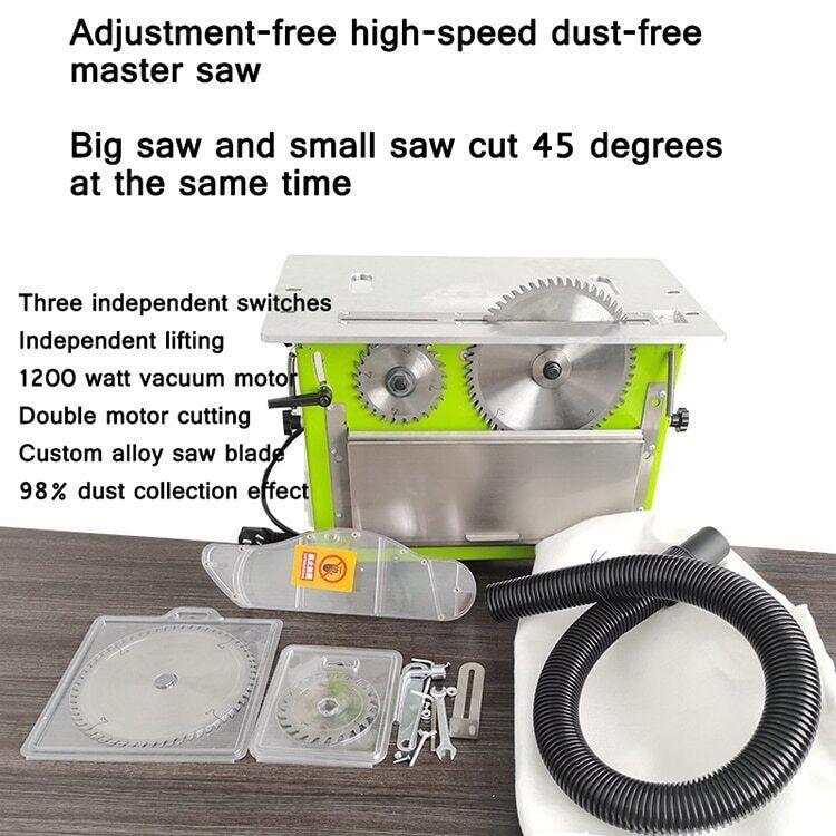 ya 26 2023 Dust-ee Composite Saw Lifting Table Saw Woodworking Sliding Table saw