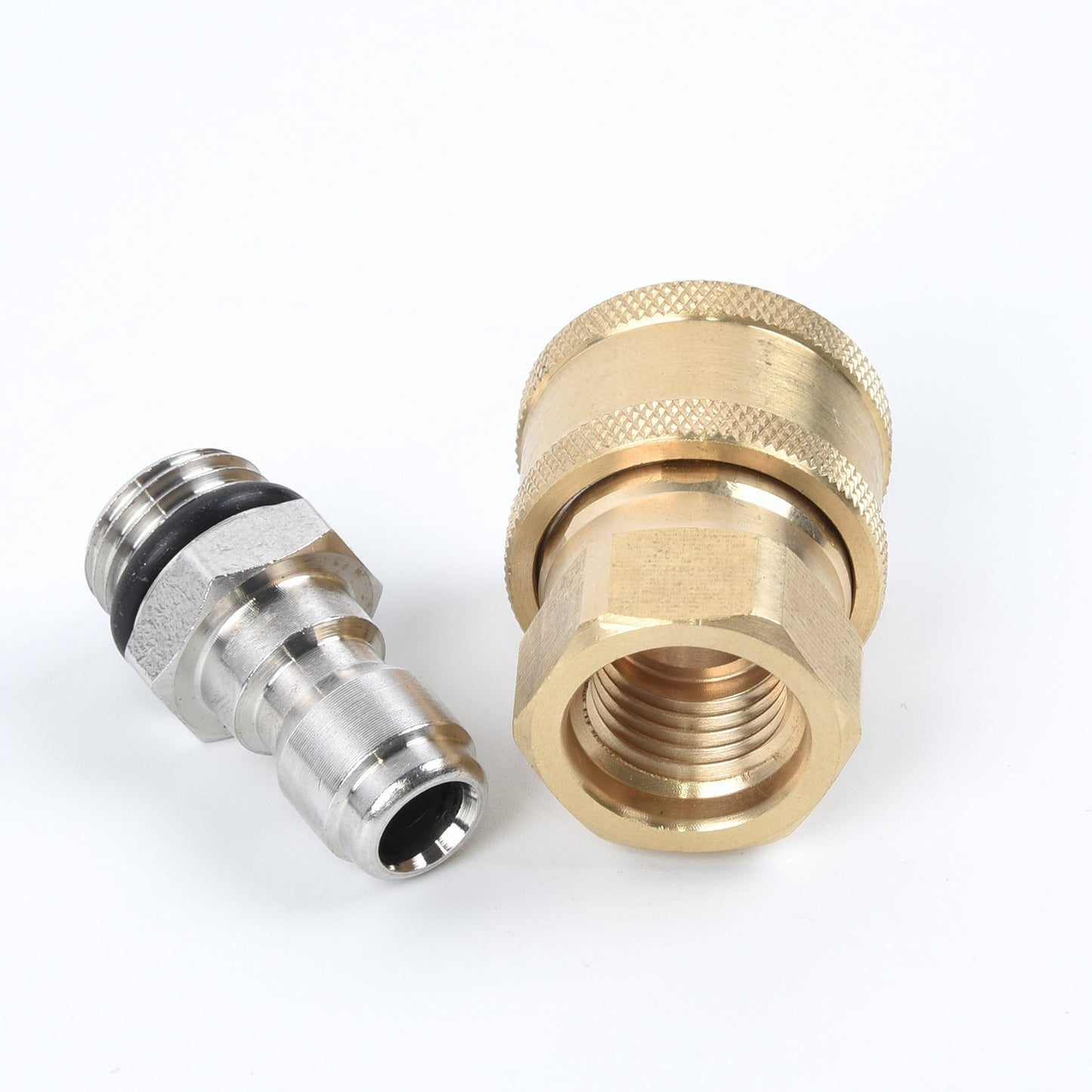 ya 14 Pair Pressure Washer Quick Release 1/4 Male M22/14 Female Brass Connector New