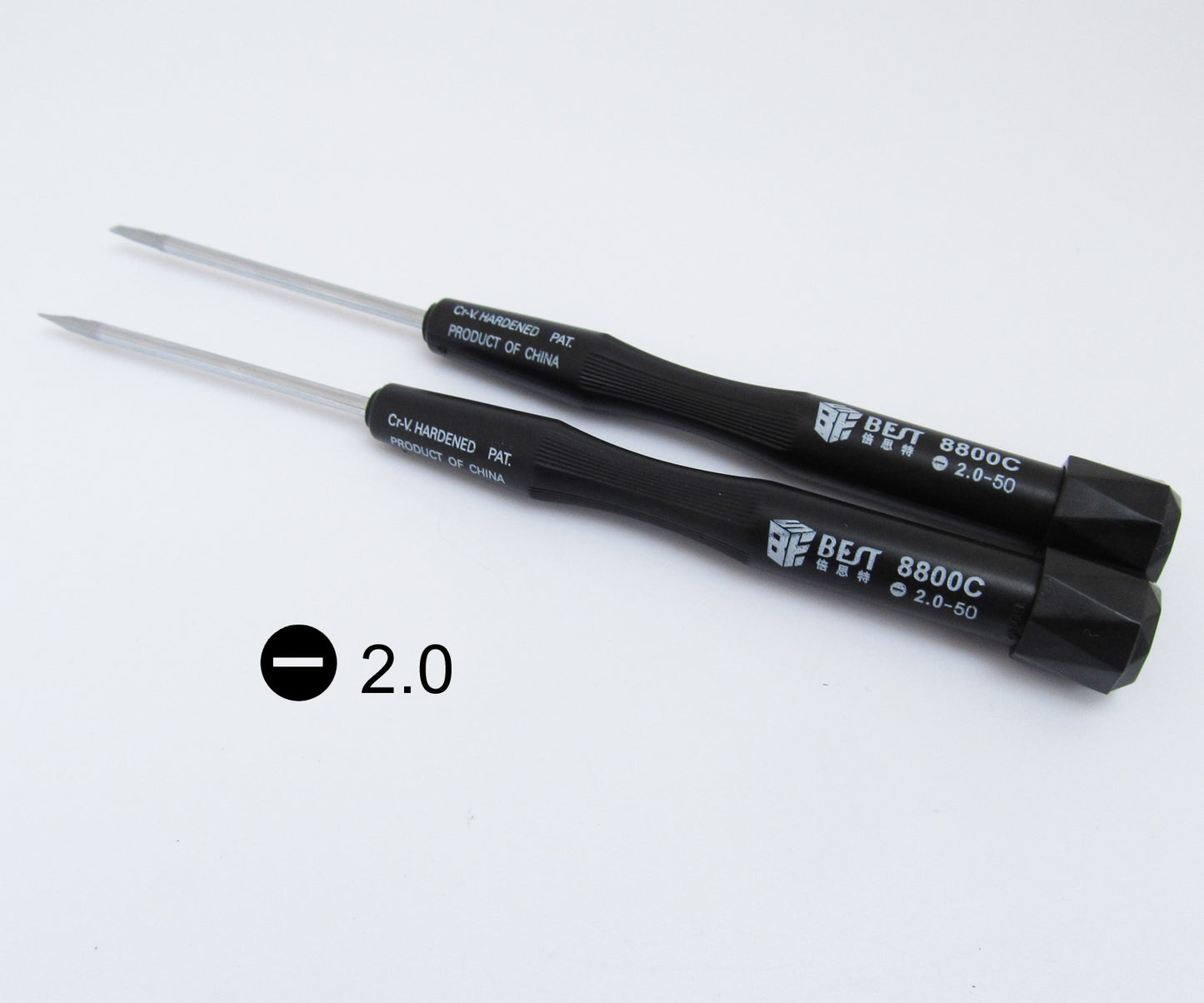ya 14 50pcs BEST 8800C-50 Slotted Flat 2.0mm Pision Screwdriver Phone Repair Tool