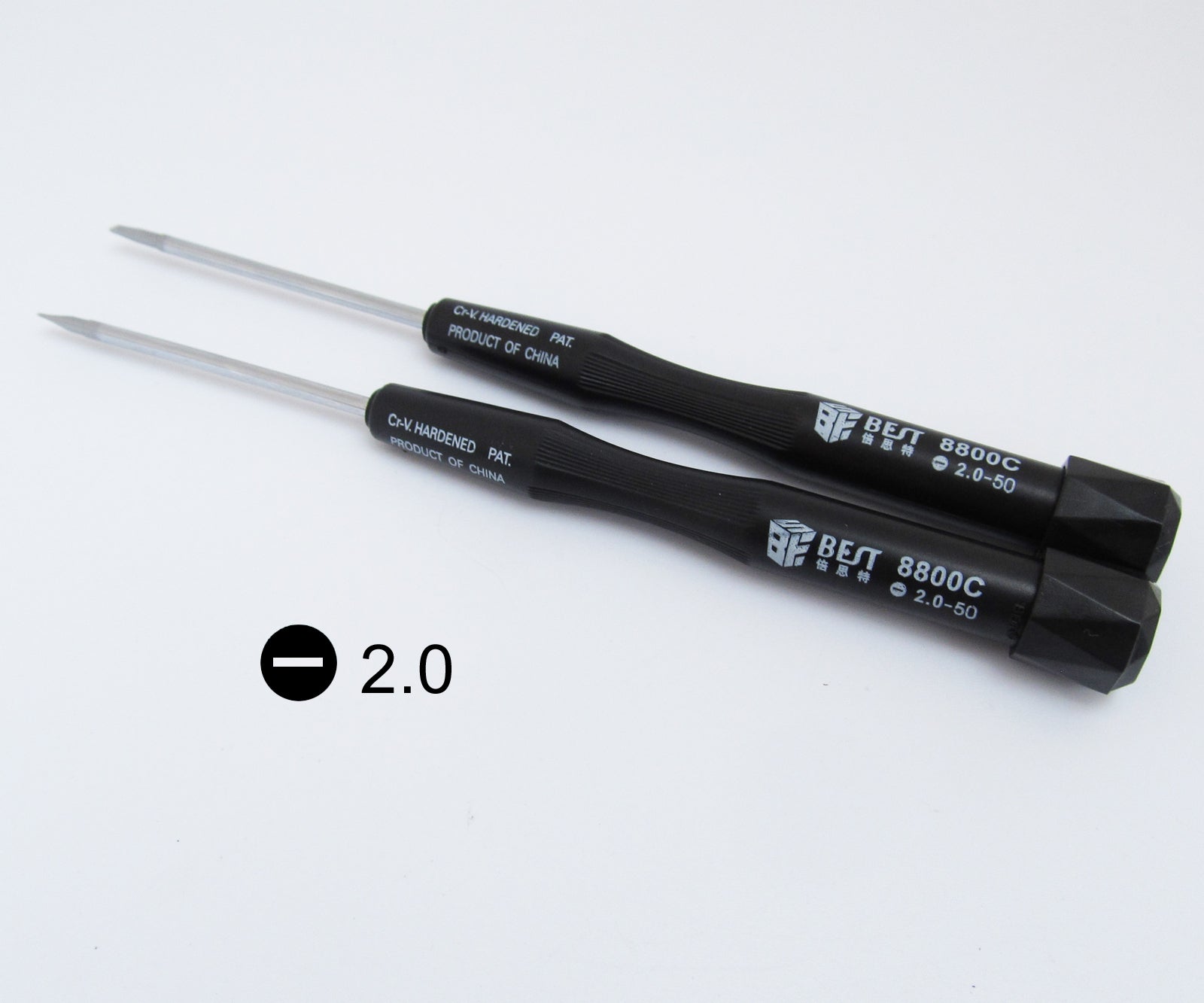 ya 14 50pcs BEST 8800C-50 Slotted Flat 2.0mm Pision Screwdriver Phone Repair Tool