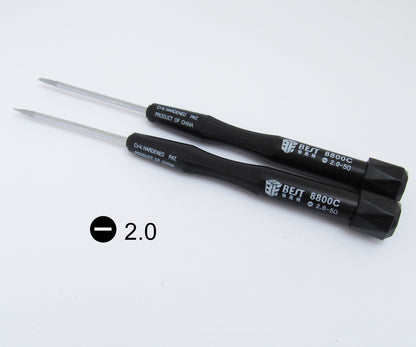 ya 14 50pcs BEST 8800C-50 Slotted Flat 2.0mm Pision Screwdriver Phone Repair Tool