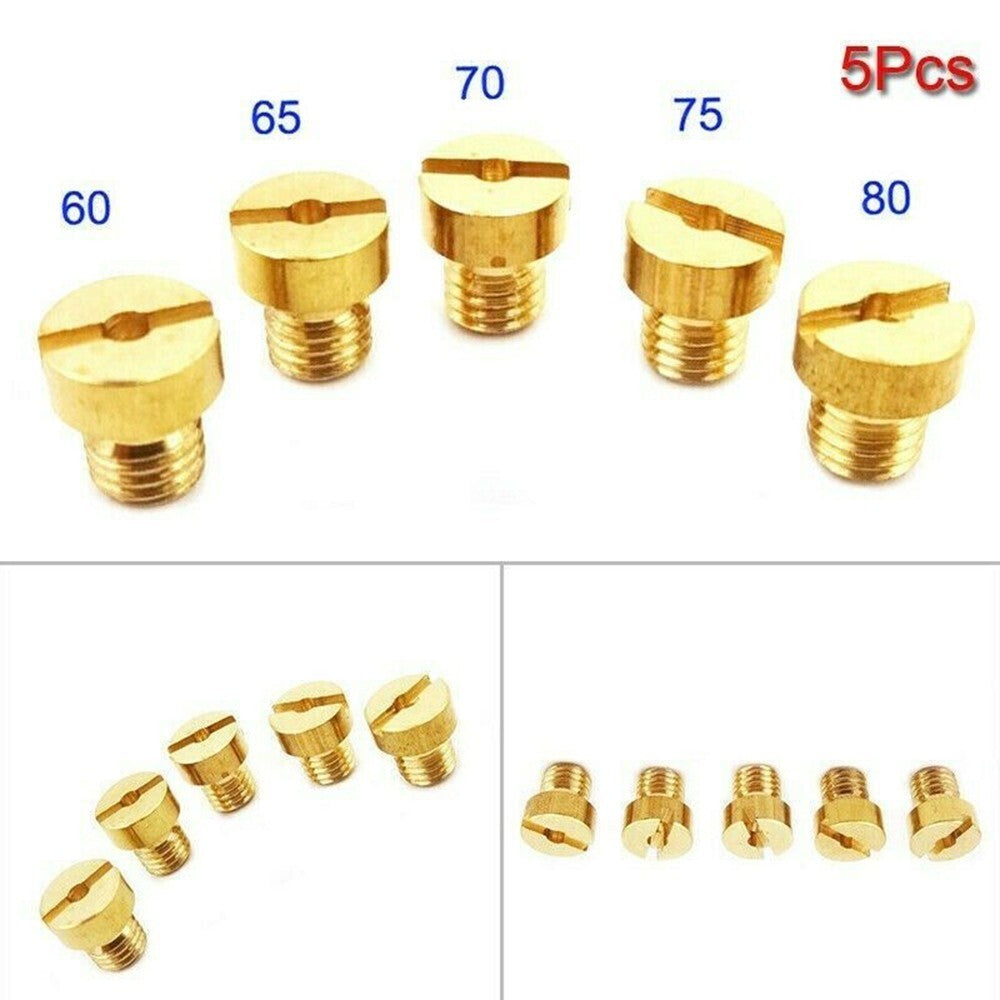 ya 2 7.14 5mm Carburetor Jets #60 65 70 75 80 For Racing Carb 50 60 80cc Motorized