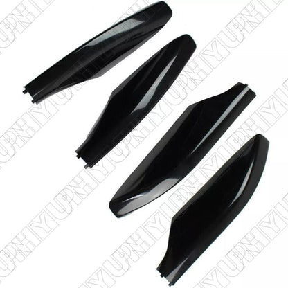ya 5 8.7 4Pcs Car Roof Rack Rail End Cover Cap Black for Toyota Prado 2010 2011 2012-2018