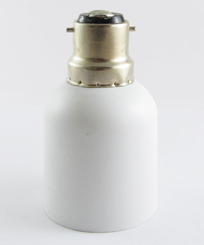 ya 14 10pcs B22 Male to E40 Female Socket Base LED Halogen CFL Light Bulb Lamp Adapter