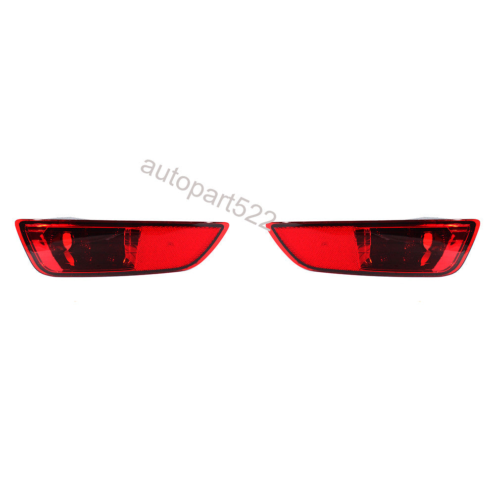 ya 2 7.16 Suitable for Volvo XC60 2008 - 2013 Pair of LH&RH Red Rear Bumper Reflector Lenses