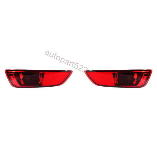 ya 2 7.16 Suitable for Volvo XC60 2008 - 2013 Pair of LH&RH Red Rear Bumper Reflector Lenses