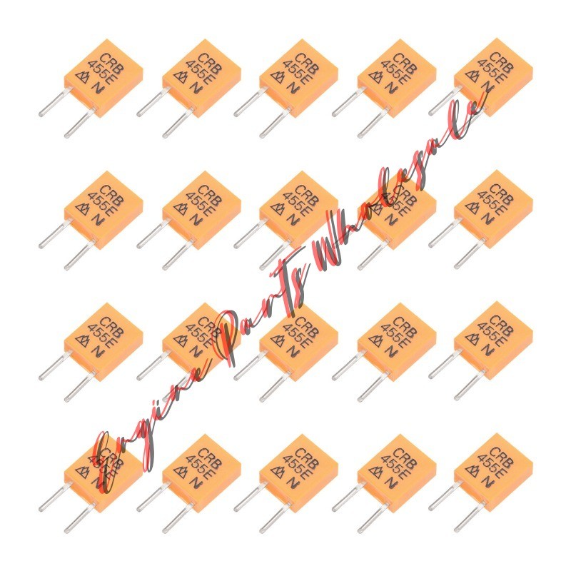 ya 16 Ceramic Resonator Crystal Oscillator 455KHz 2 Pins DIP, Orange 20 Pieces