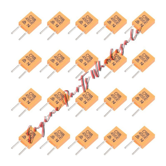 ya 16 Ceramic Resonator Crystal Oscillator 455KHz 2 Pins DIP, Orange 20 Pieces