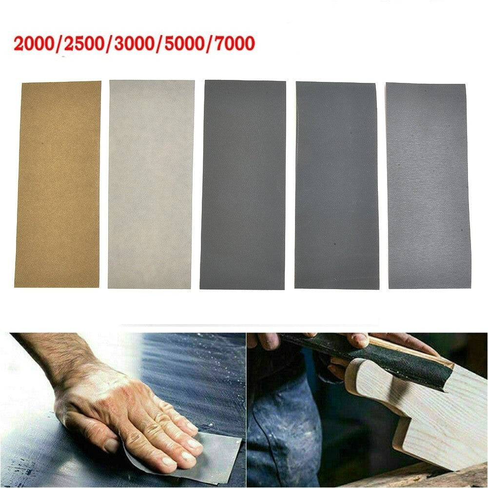 ya 14 Sandpaper Sanding Paper 2000/2500/3000/5000/7000 Grit 5pcs Abrasive Tool