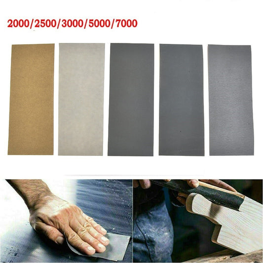 ya 14 Sandpaper Sanding Paper 2000/2500/3000/5000/7000 Grit 5pcs Abrasive Tool
