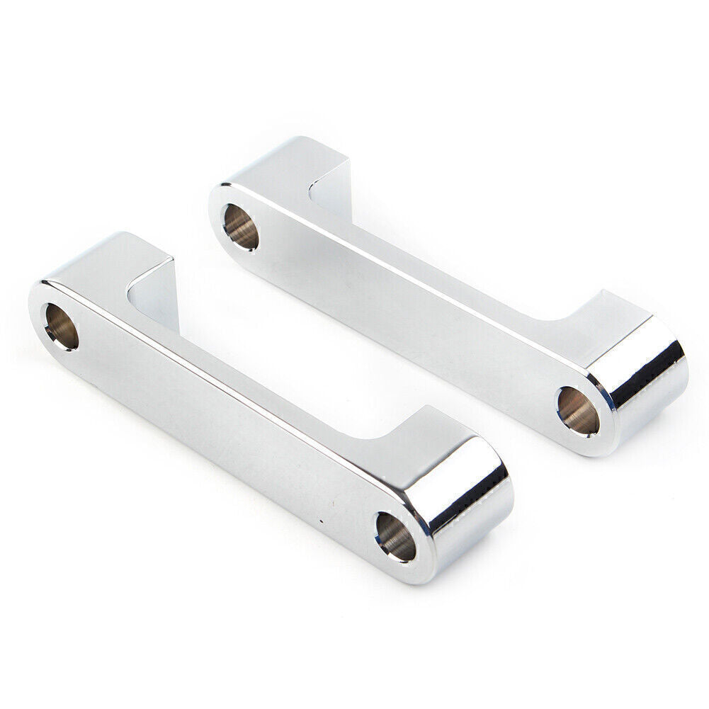 ya 5 8.7 Silver Wrap Front Fender Brackets Spacers 30 Inch Fit for Harley Touring 1996-2013
