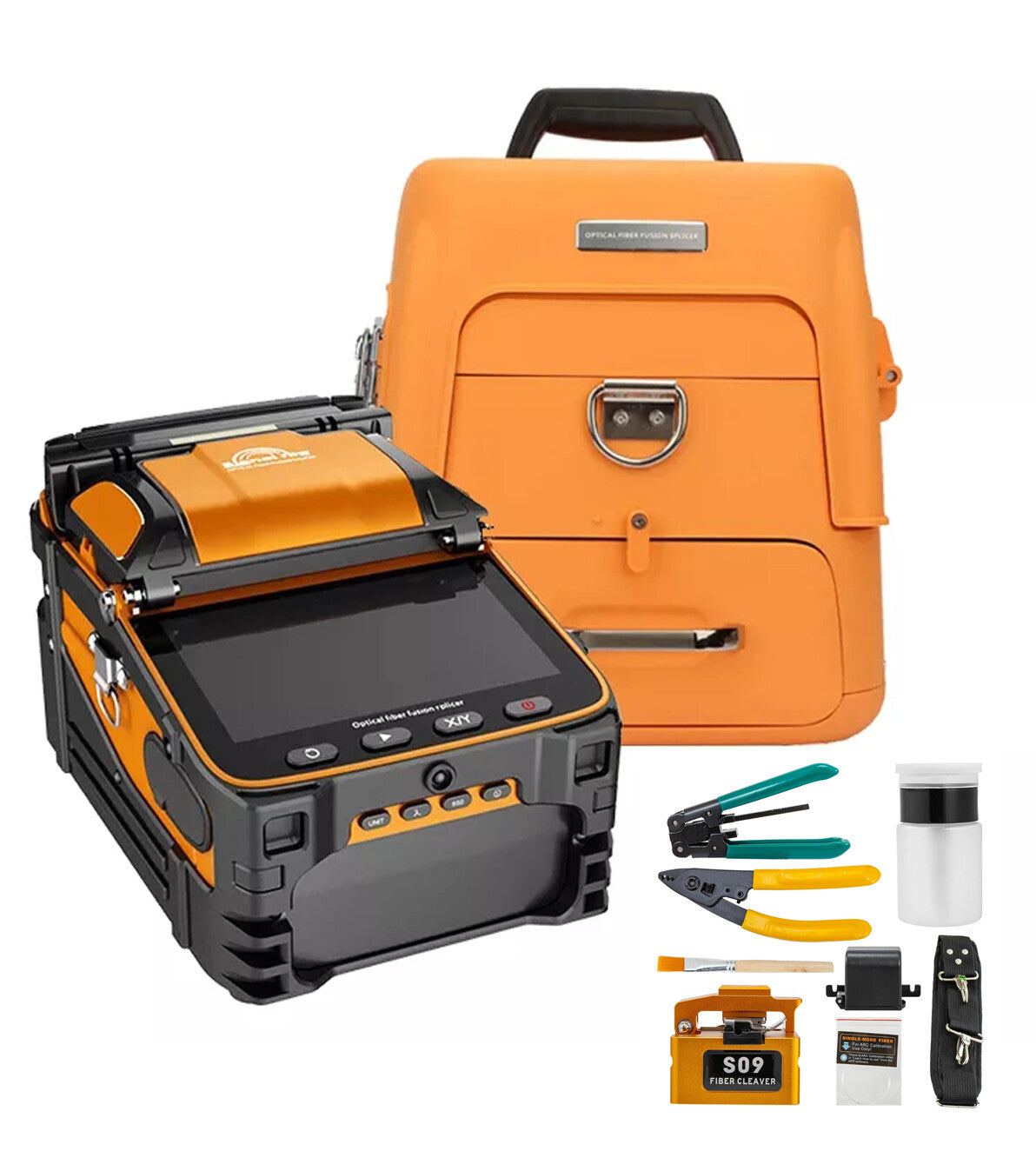 ya 26 8.1 Fiber Optic Fusion Splicer Fusion Fiber Machine High Pision Hot Melt Machinea