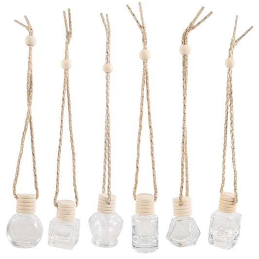 ya 2 6.26 6 Pcs Hanging Perfume Bottles Vehicle Mounted Car Aromatherapy Pendants