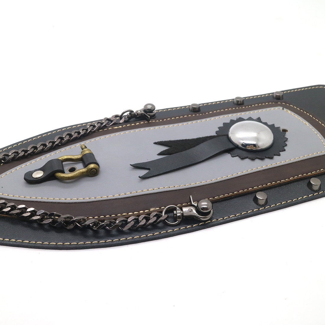 ya 5 8.7 New PU Leather Rear Plain Fender Bib Cover for Harley Sportster XL883 Solo for Seat