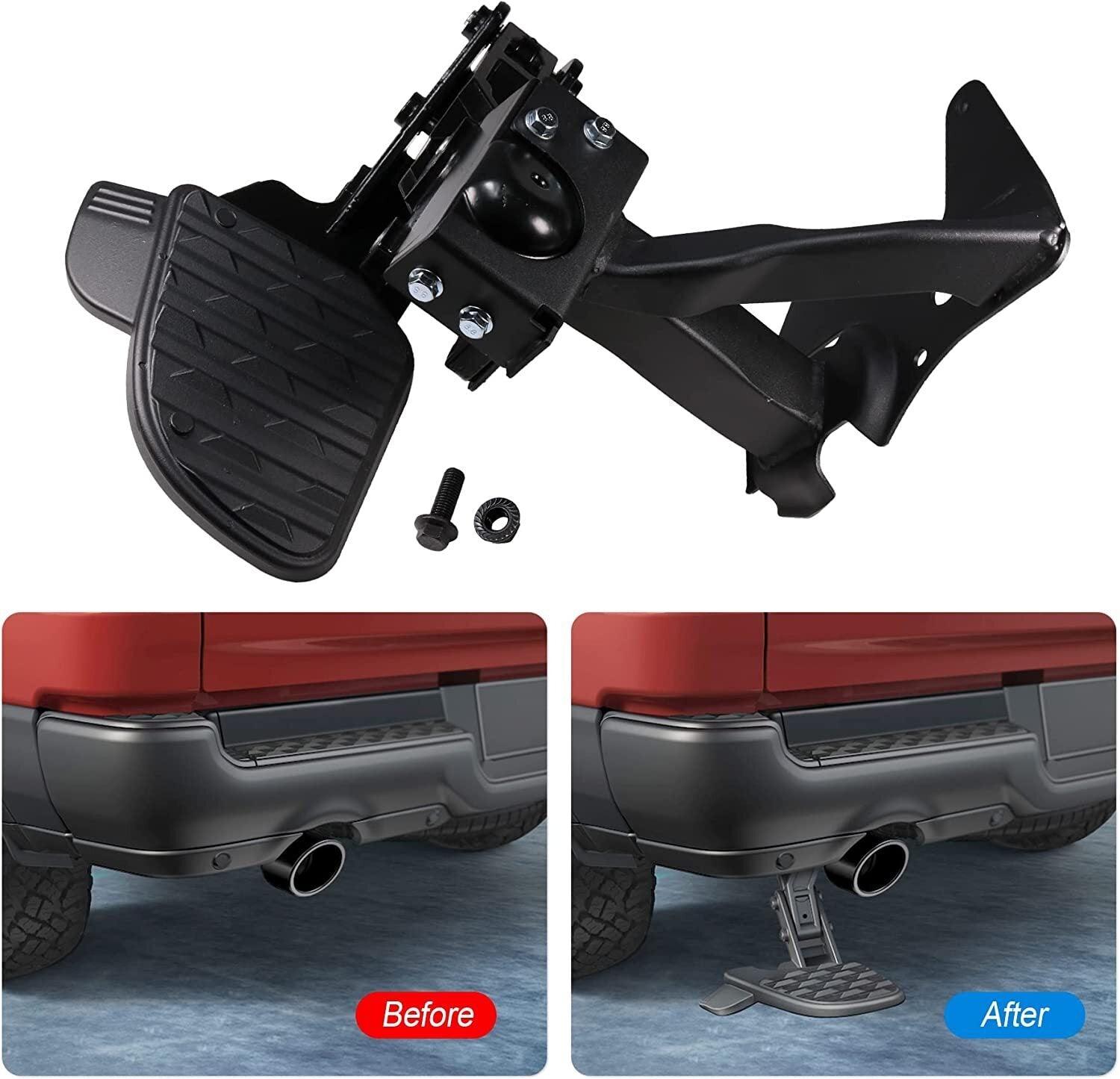 ya 5 8.7 Rear bed step for 1500 DT dual vehicle retractable bumper tailgate step