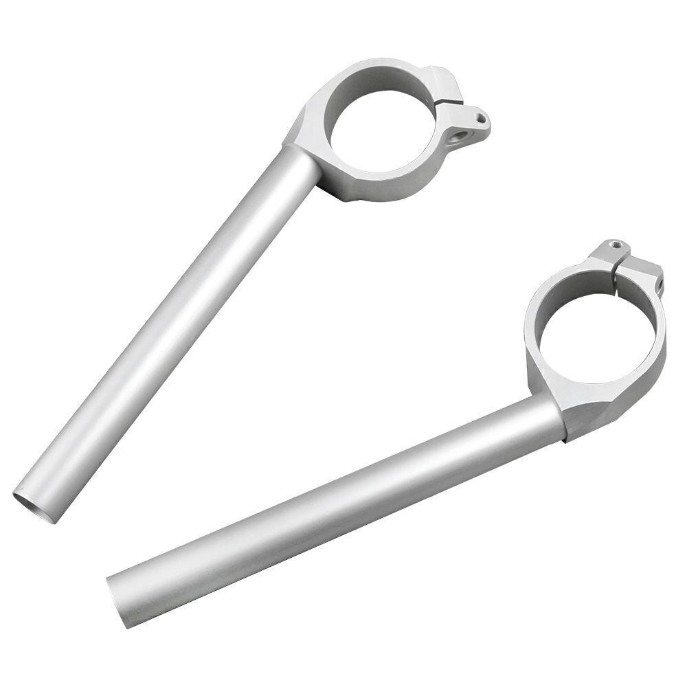 ya 2 6.26 for Yamaha YZF R6 2006 2007-2010 Silver Moto Billet Handlebar Handle Bar Clip