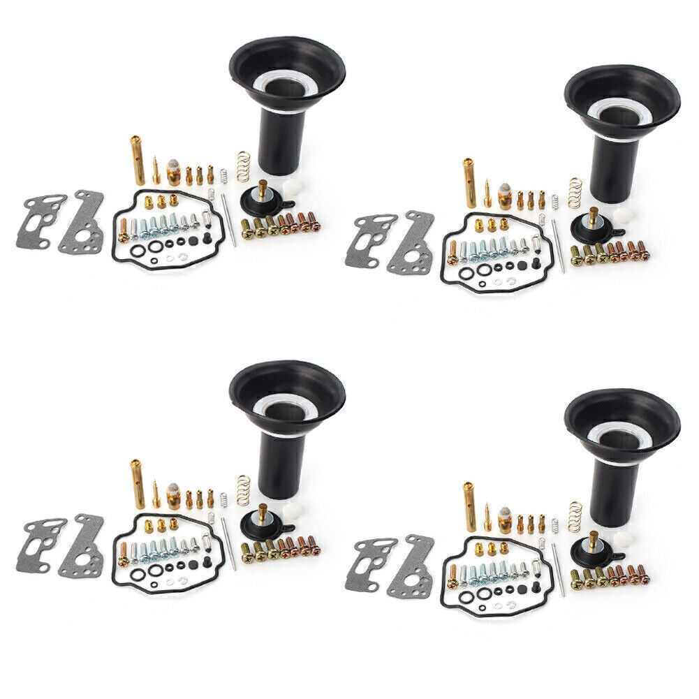 ya 4 6.17 For Yanaha V-MAX 1200 1985-2000 86 4 Sets Carb Carburetor Rebuild Kits Plunger