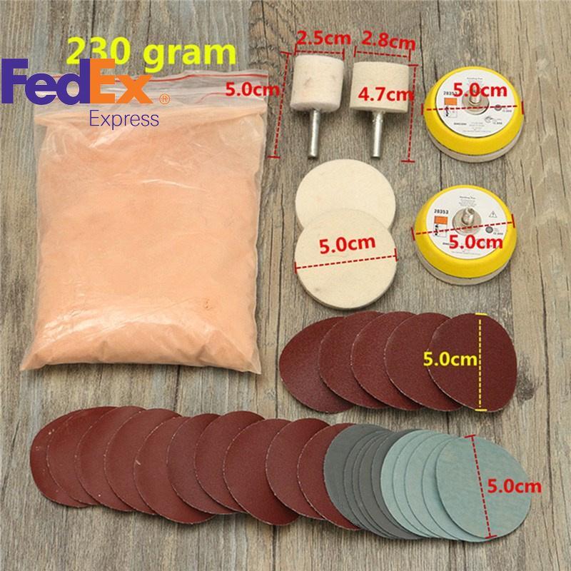 ya 1 7.8 34x New Car Windscreen Glass Deep Scratch Removal Polishing Kit 8Oz Cerium Oxide