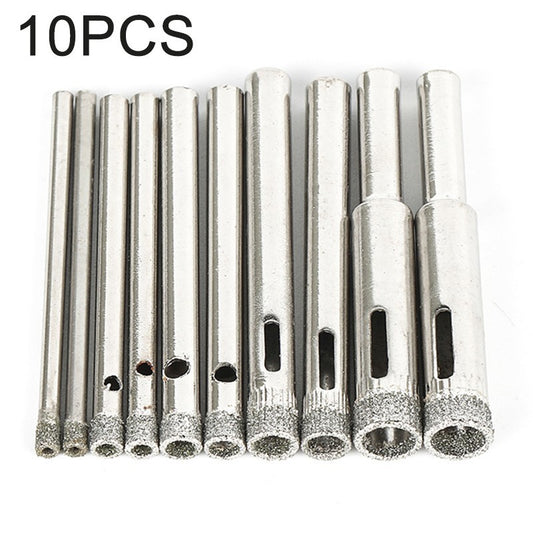 ya 28 Tile Glass Marble Granite 10pcs Drills Set Workshop Diamond Coated Core Shank