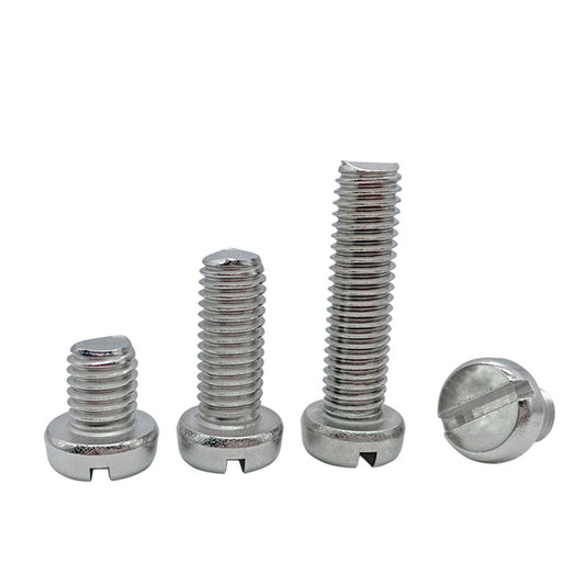 304 Stainless Steel Slotted Cheese Head Screws M4 M5 M6 M8 M10