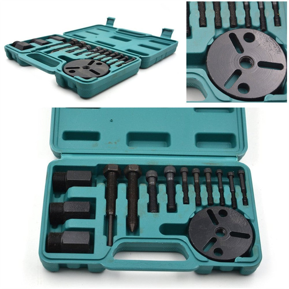 ya 5 8.7 14Pcs Car AC R134a R12 Compressor Clutch Sucker Puller Remover Repair Tools Kit