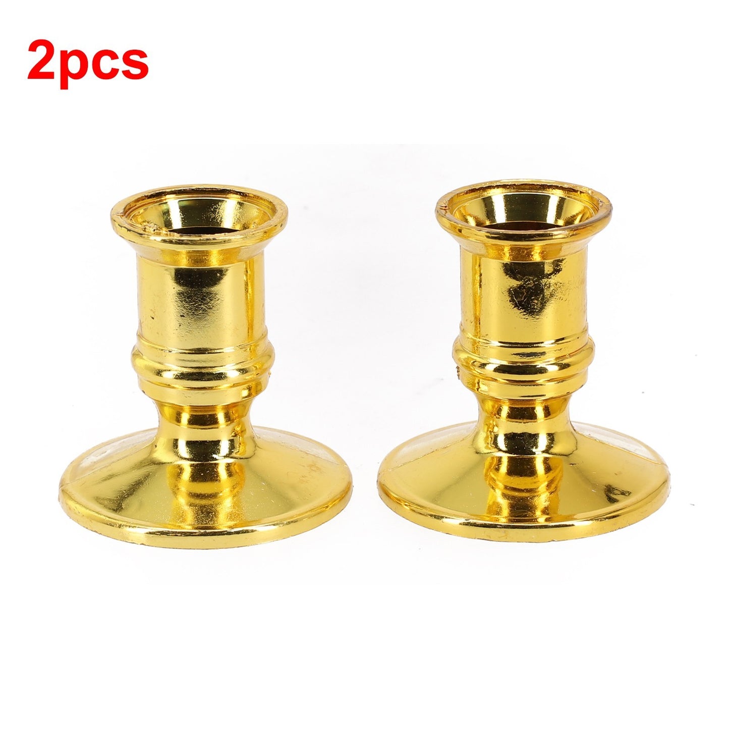 ya 28 2pcs Plastic Candle Base Holder Pillar Candlestick Stand For LED Candles