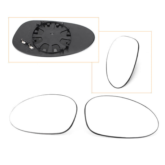ya 3 6.25.2 Mirror Glass Heated Fit for BMW 1-Series E81 E87 E82 Coupe E88 Cabrio 18cm x 10.1cm